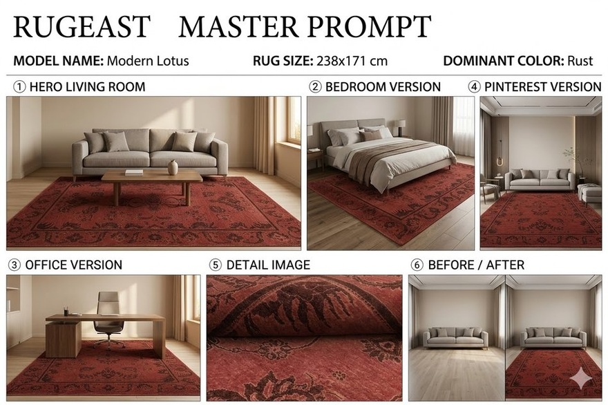 Modern Lotus Carpet  238x171