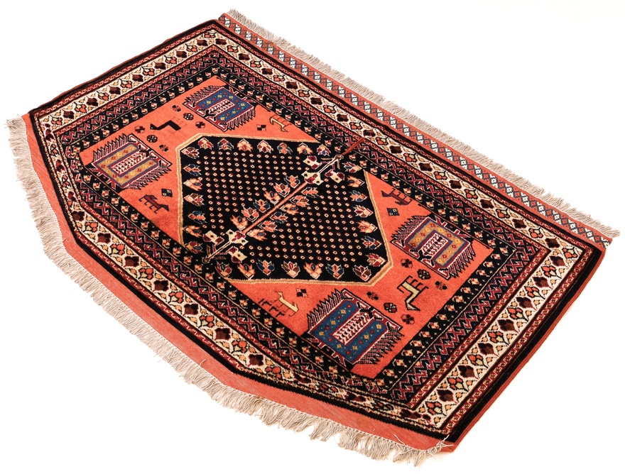 Antique Sirjan Carpet  95x53