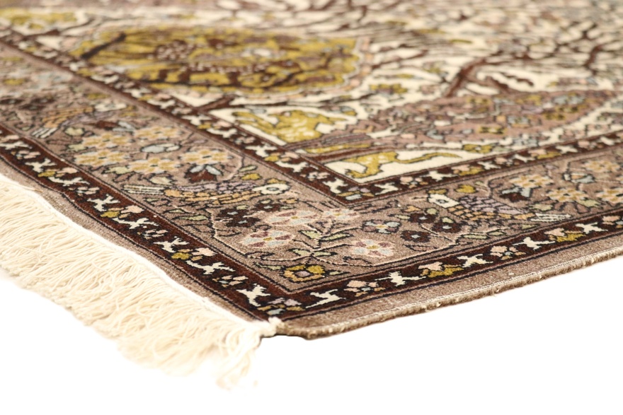 Kashmir Silk Carpet 153x90