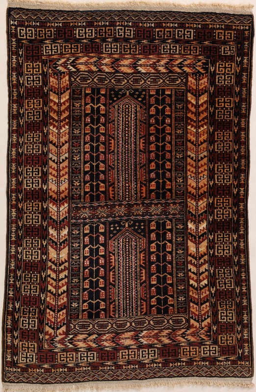 Antique Baluch Carpet  132x89