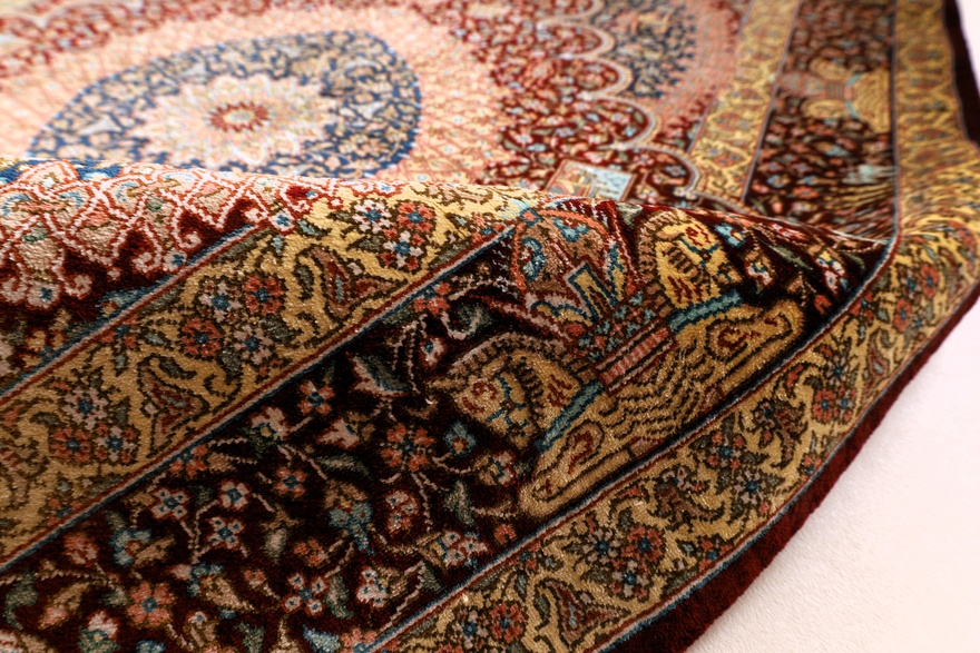 Qum Silk Carpet 118x80