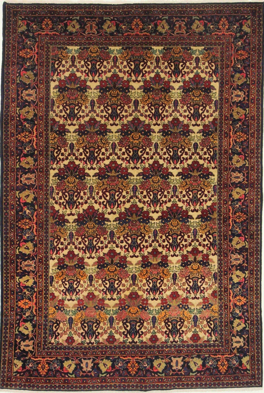 Bakhtiar Antique Carpet 215x145