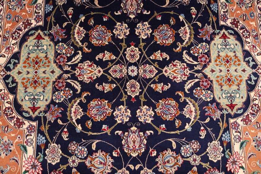 Isfahan  Silknkette Carpet  166x109