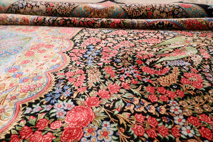 Qom Silk Naderi Carpet  300x200