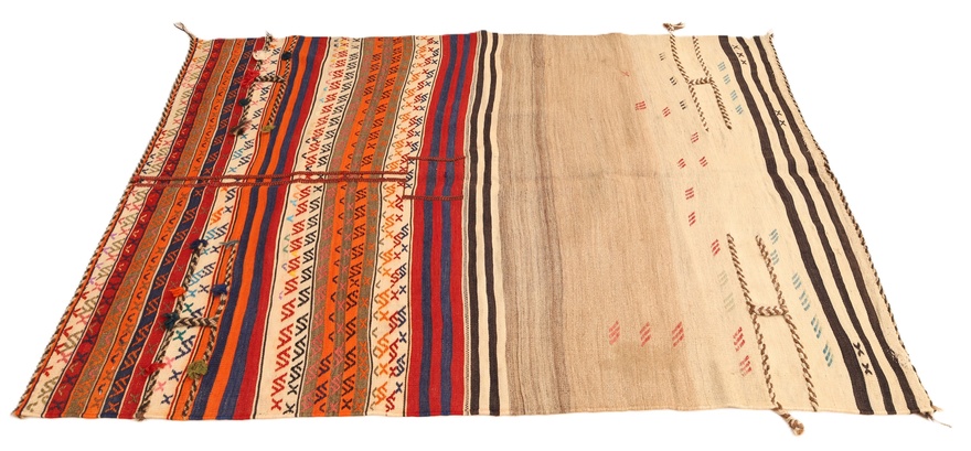 Antique Kilim Fars Carpet  171x125