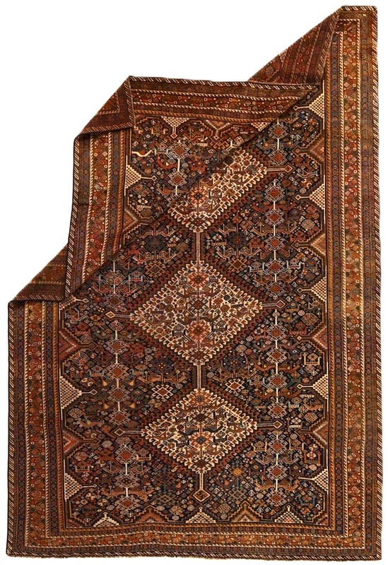 Antique Ghashghai  Carpet  287x195