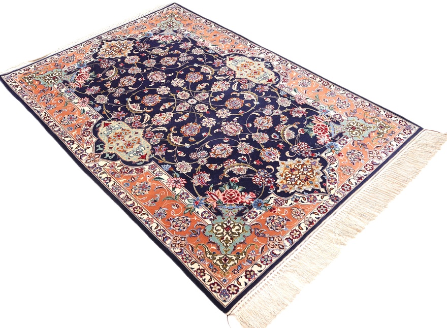 Isfahan  Silknkette Carpet  166x109
