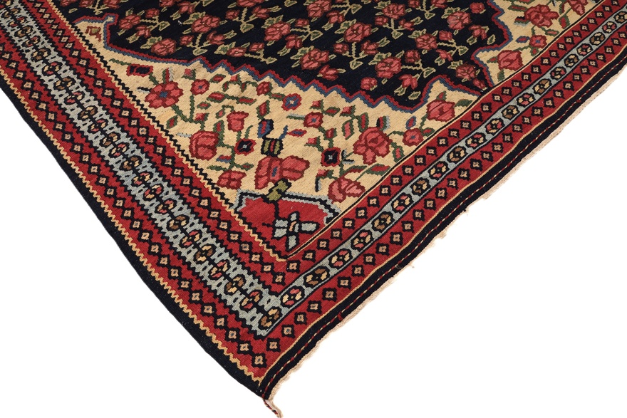 Antique Kilim Senneh Carpet  196x121