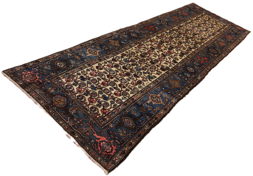 Antique Malayer Carpet 387x120