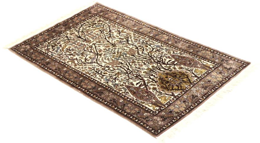 Kashmir Silk Carpet 153x90