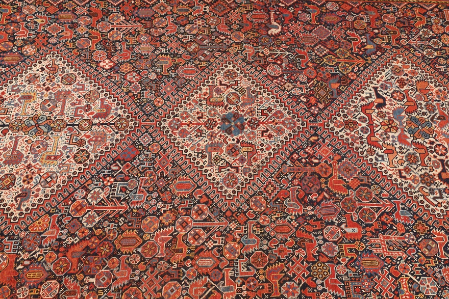 Antique Ghashghai Carpet  237x157