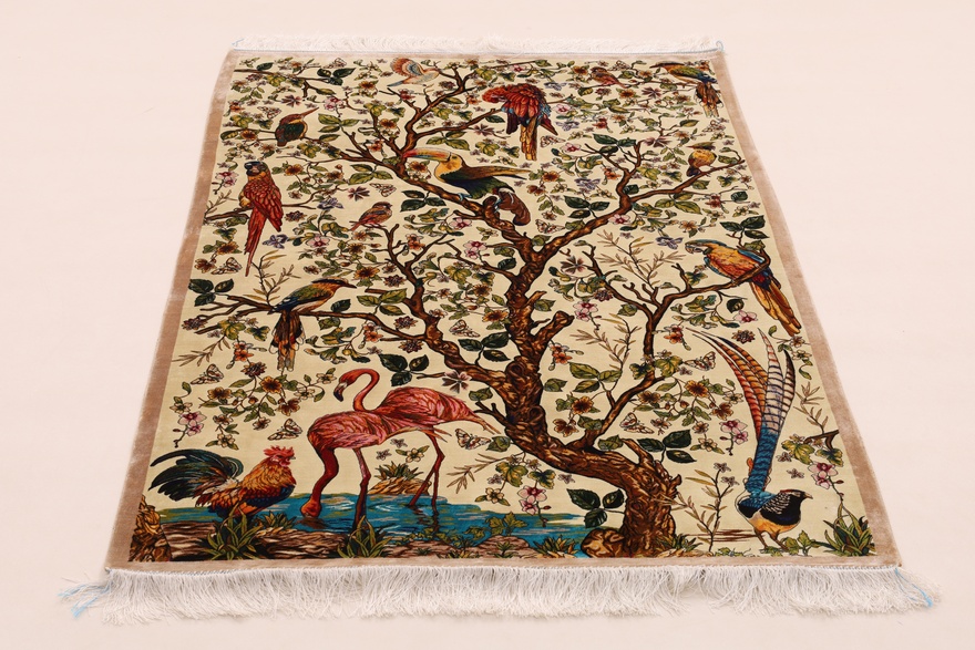 Ghom Dahlia Carpet 150x100