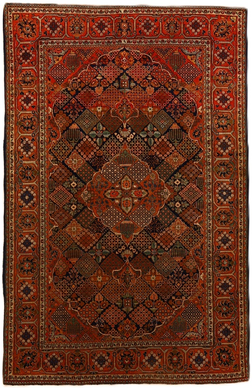 Kashan Antique Carpet  207x133