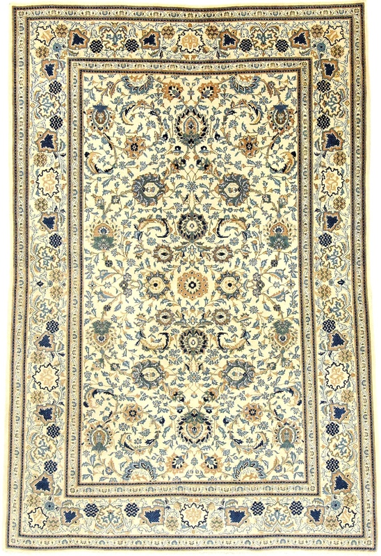 Antique Kashan Carpet  208x135