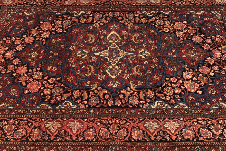 Antique Isfahan Carpet  220x140