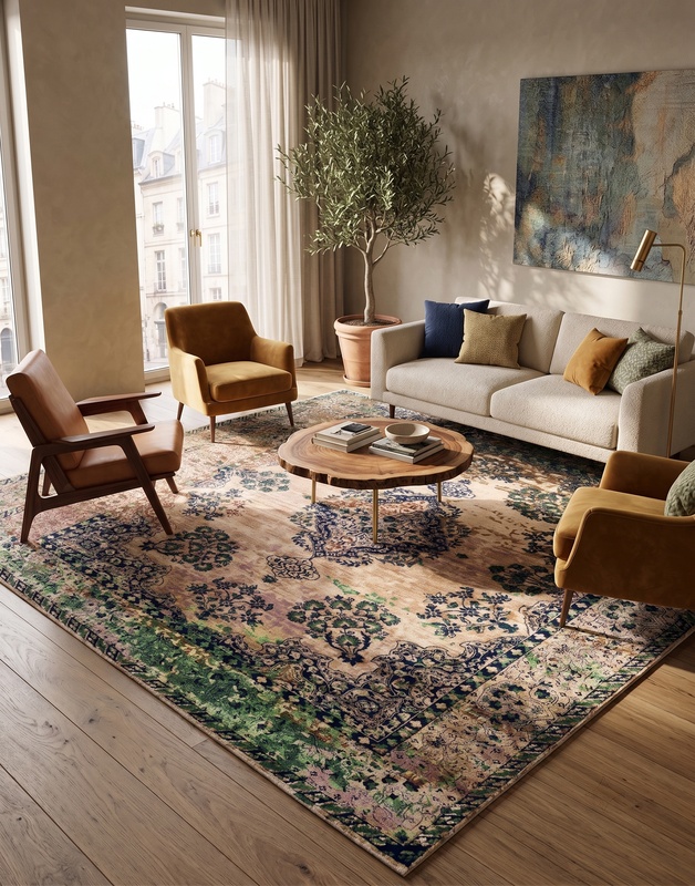Modern Lotus Carpet 307x243