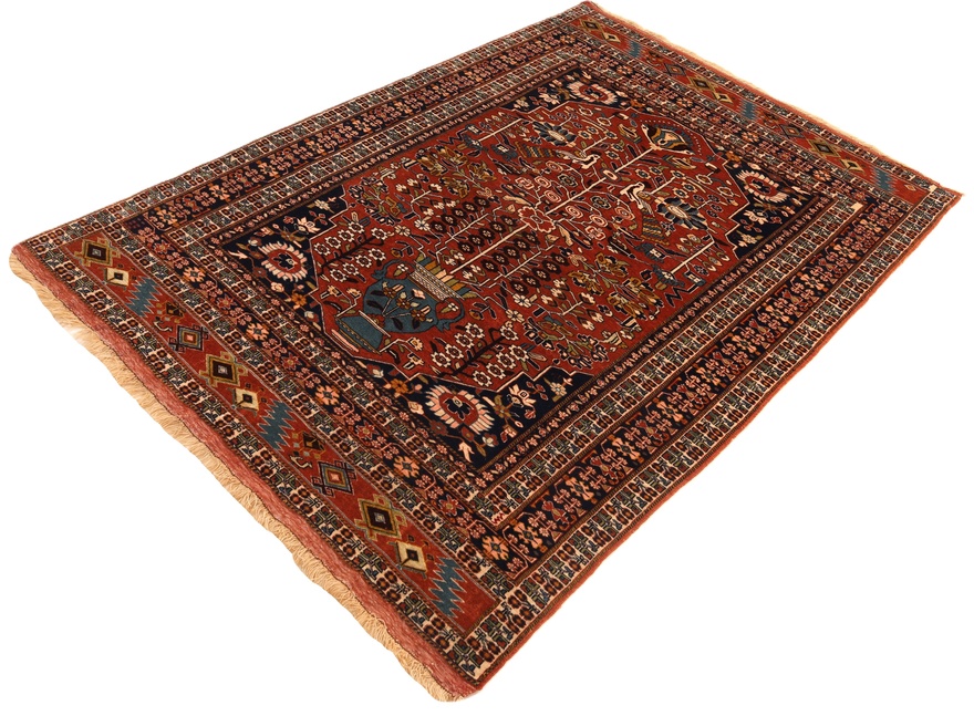 Antique Ghuchan Carpet  187x135