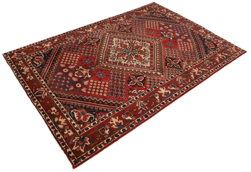 Antique Bakhtiar Carpet  208x137