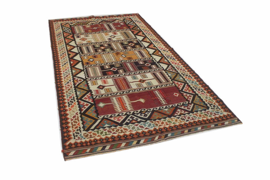 Kelim Fars Carpet 267x144