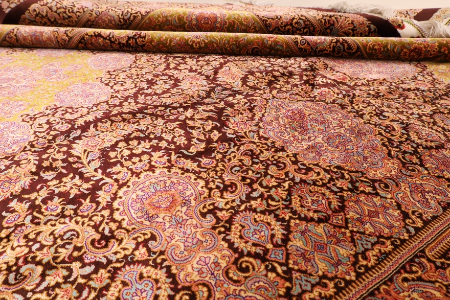 Qom Silk Memayian Carpet  300x207