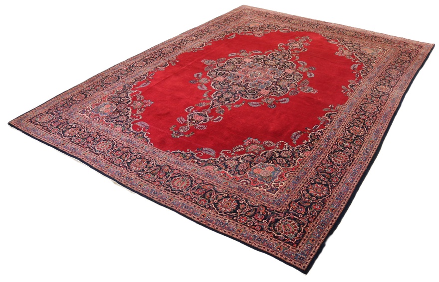 Antique Kashan Carpet  418x314