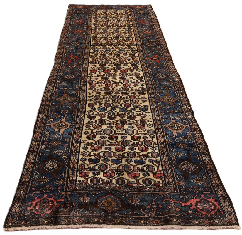 Antique Malayer Carpet 387x120