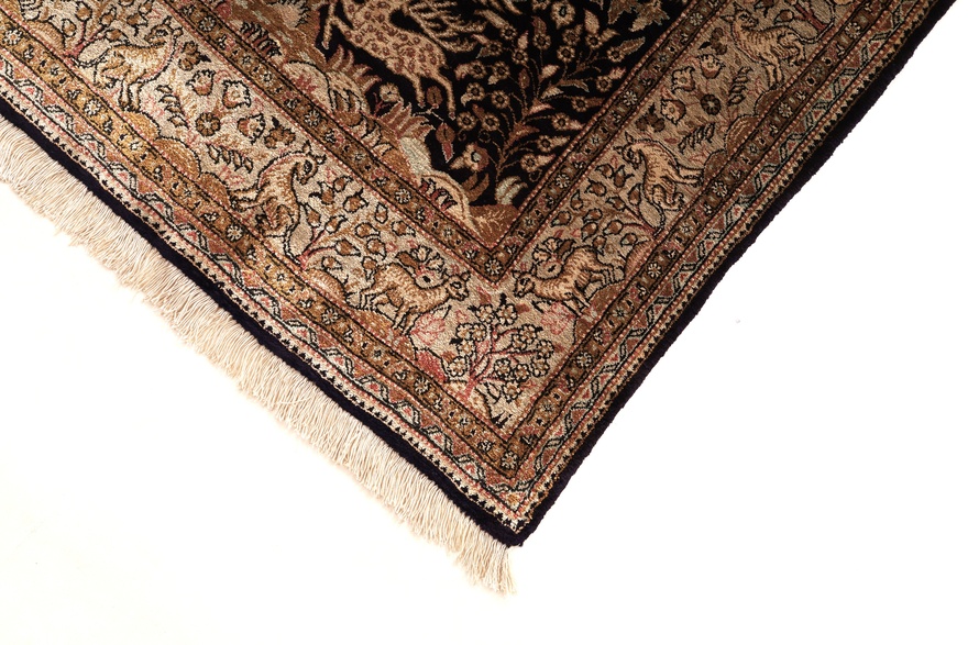 Qum Silk Carpet 130x75