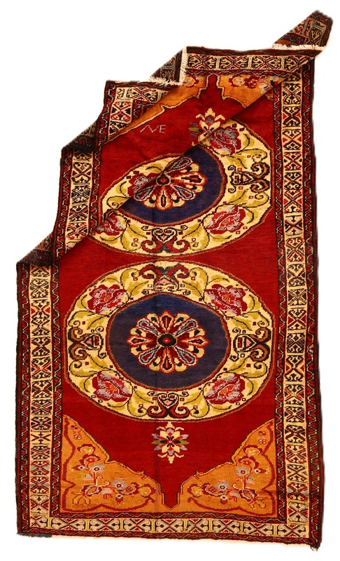 Antique Sarouk Carpet  244x136