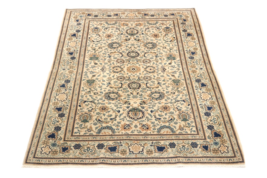 Antique Kashan Carpet  208x135