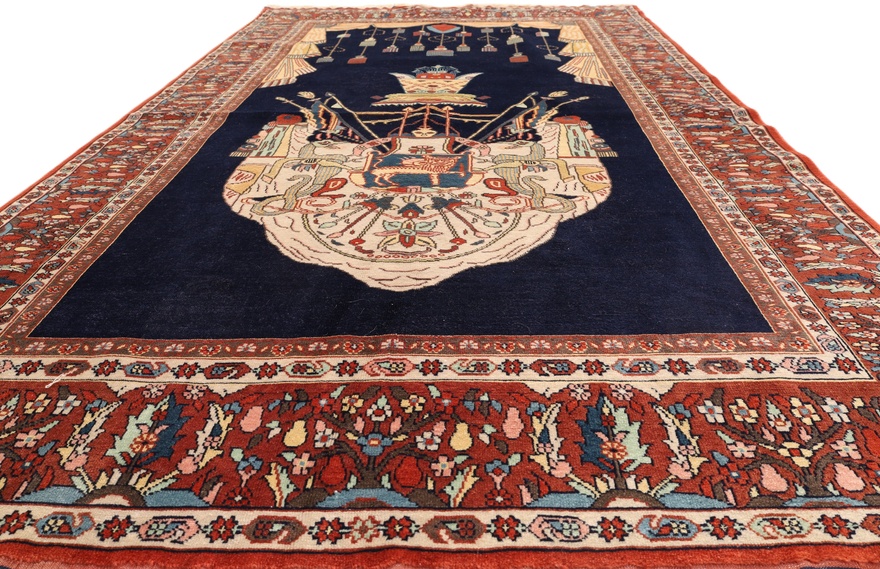 Antique Ghuchan Carpet  207x132