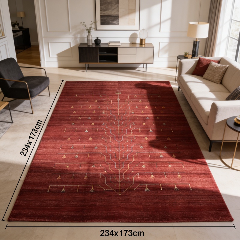 Modern Lotus Carpet  234x173