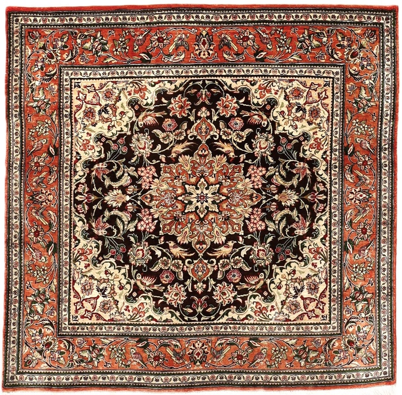 Qum Silk Carpet 100x100