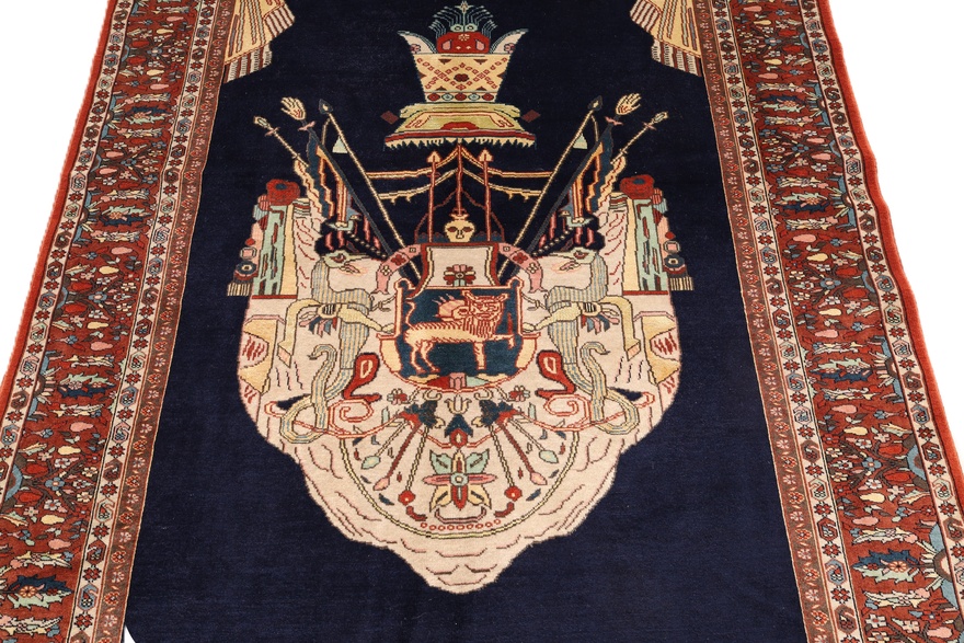 Antique Ghuchan Carpet  207x132