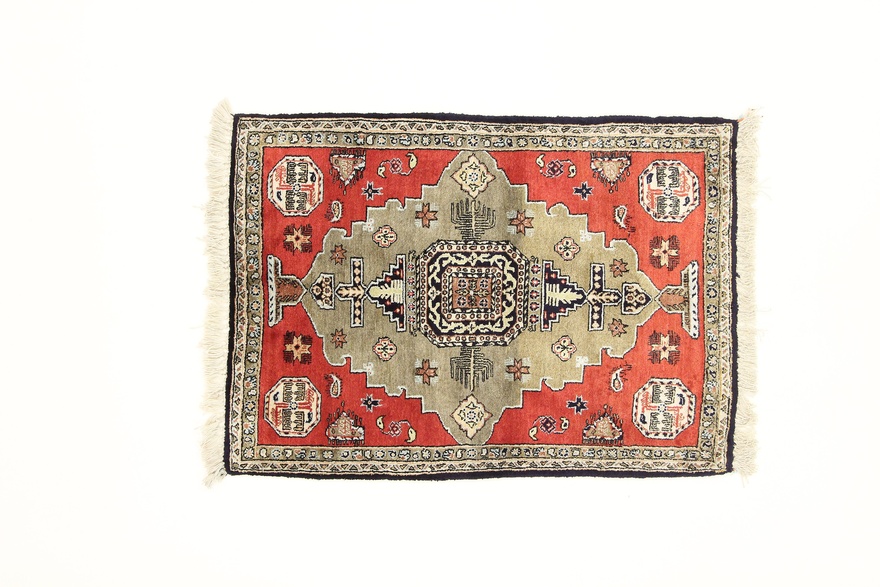 Qom Silk Carpet 80x55