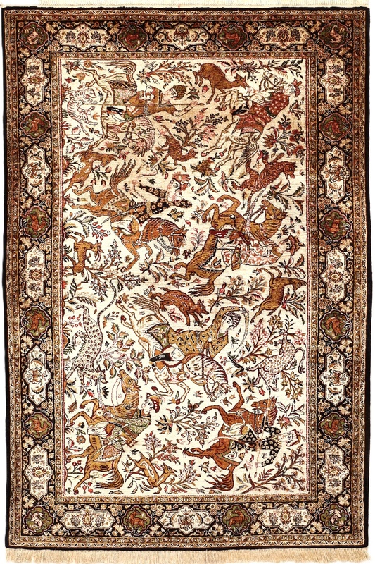 Qum Silk Carpet 160x106