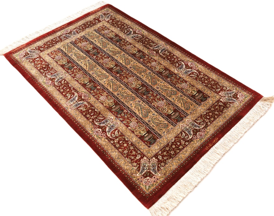 Qum Silk Carpet 125x80