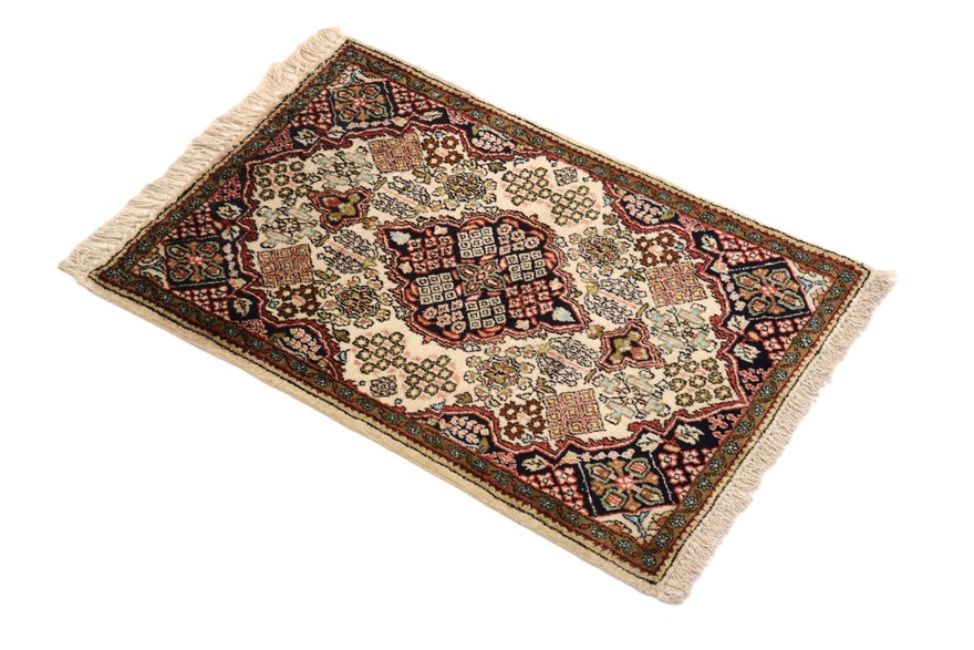 Qom Silk Carpet  78x57