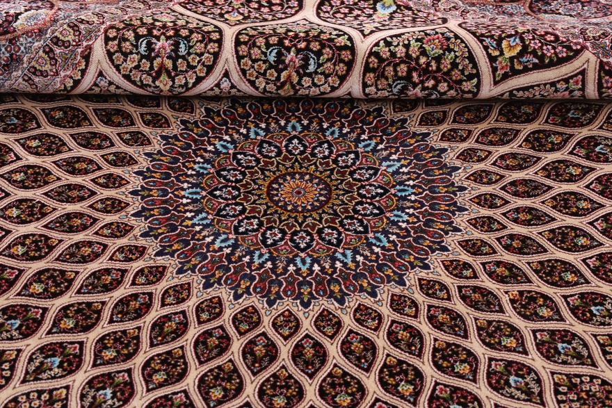 Ghom Geometric design Carpet 150x100