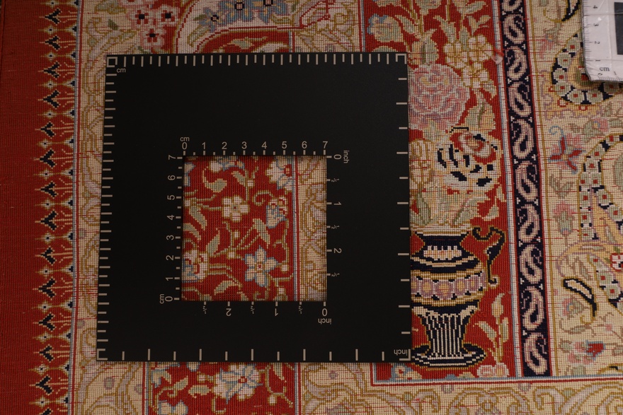Qum Movahedi Silk Carpet 123x79