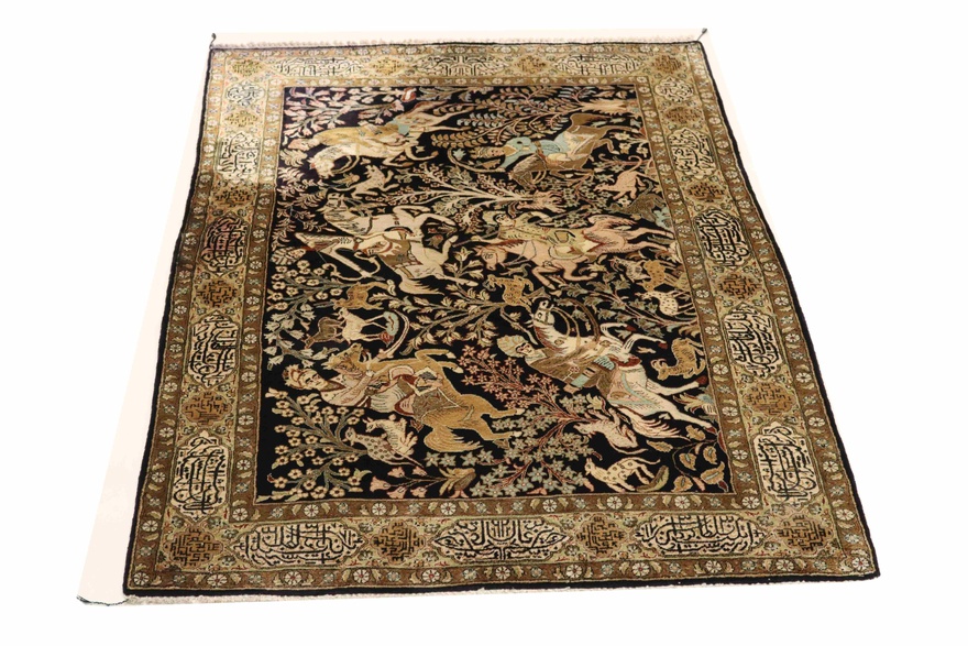 Ghom Silk Carpet  170x110