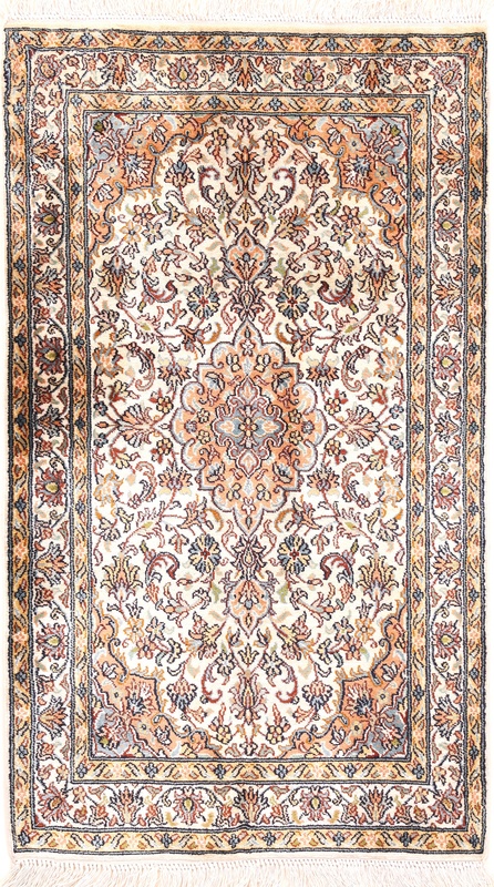 Kashmir Silk Carpet 106x60