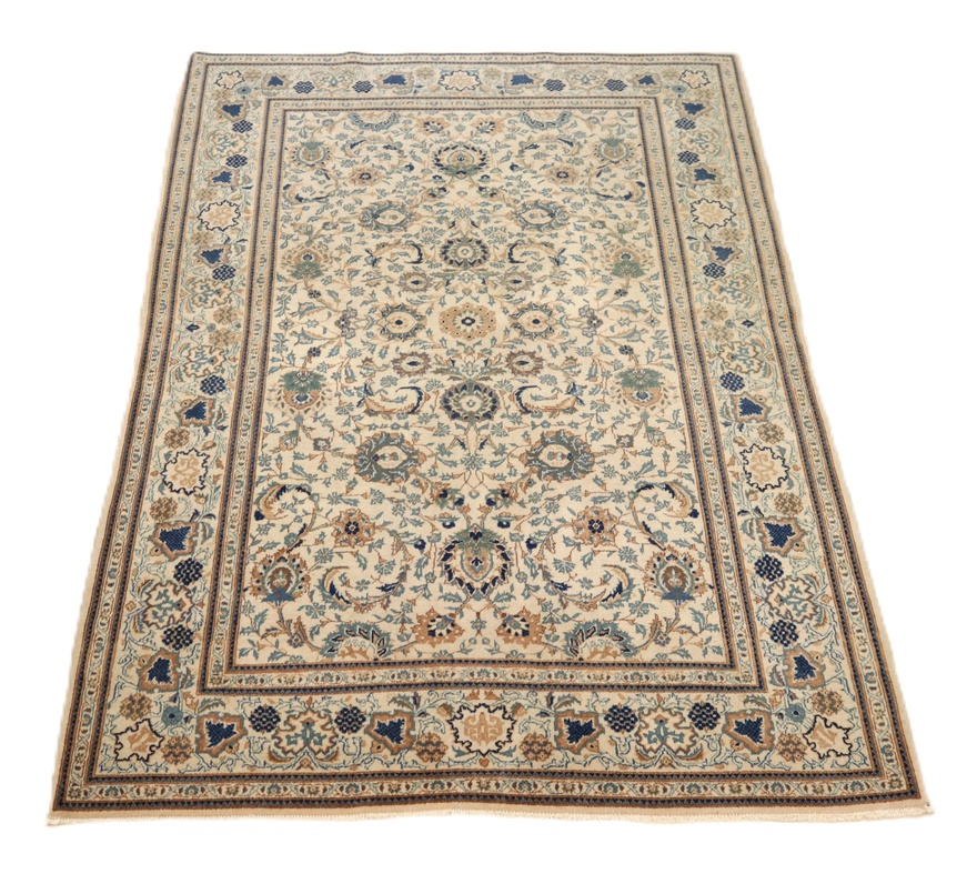Antique Kashan Carpet  208x135