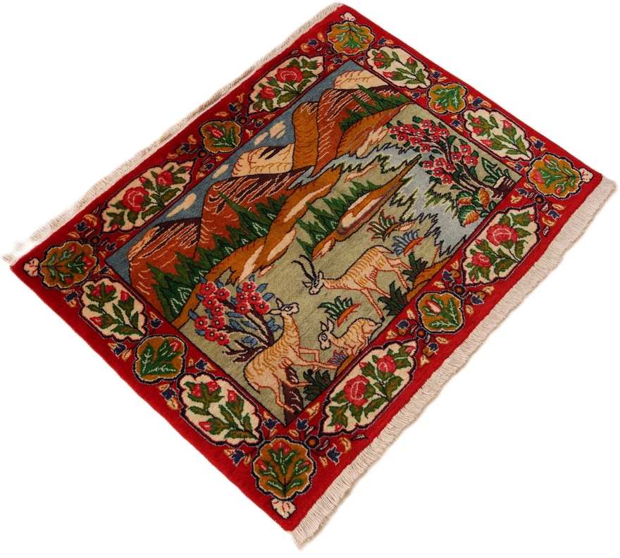 Sarouk Carpet  76x59