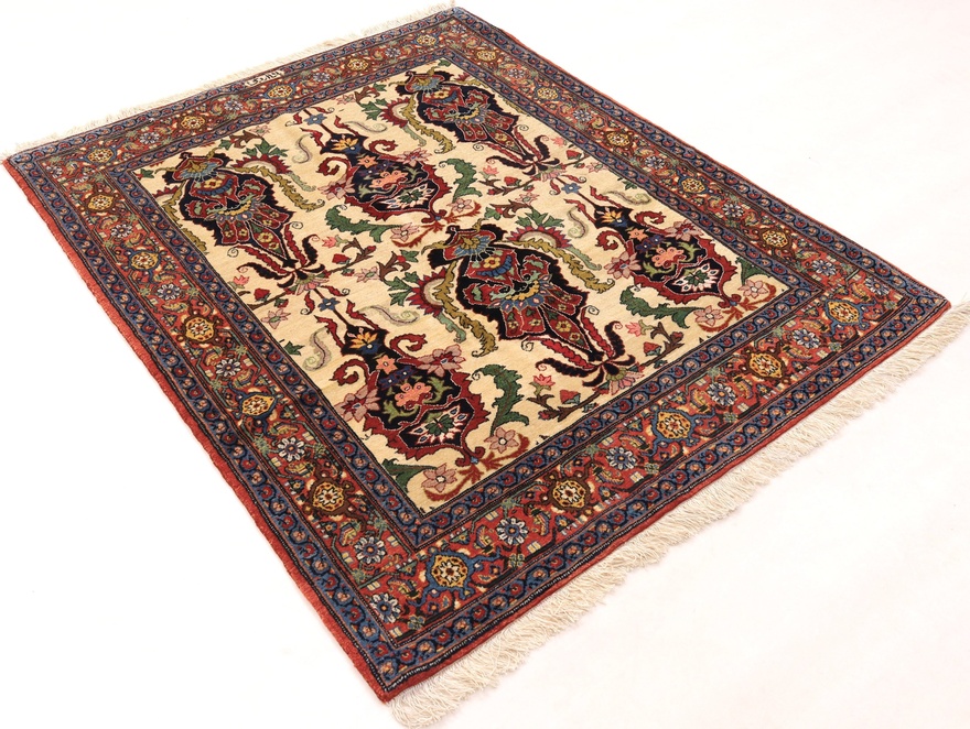 Senneh Yasha oruje Silknkette Carpet  153x121
