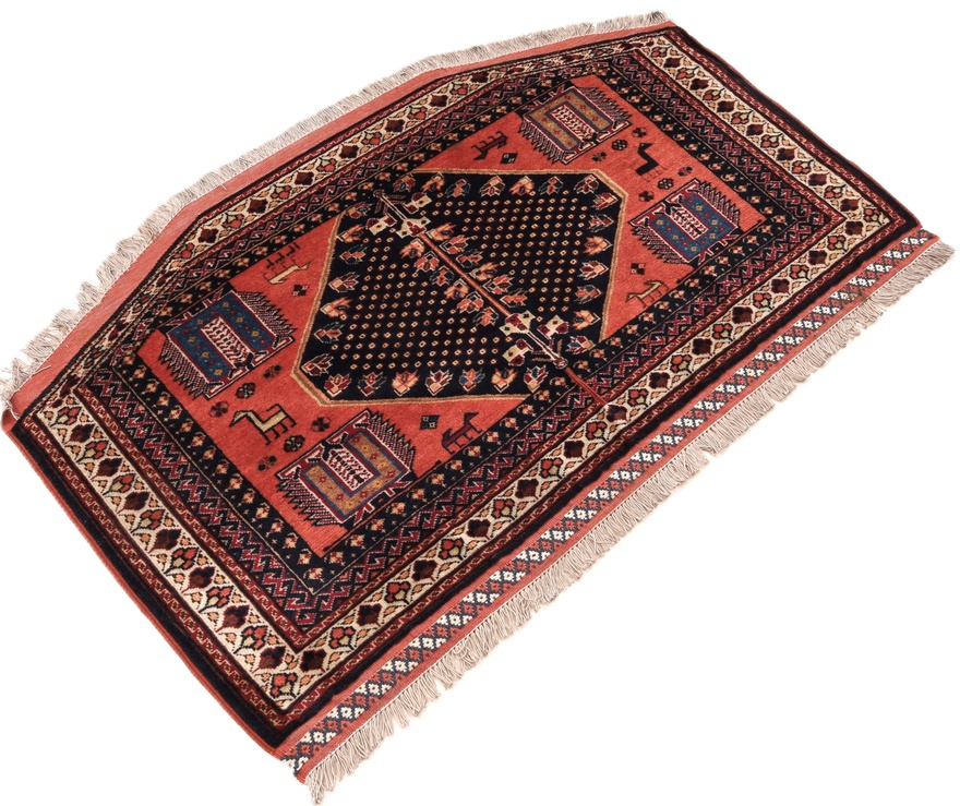 Antique Sirjan Carpet  95x53