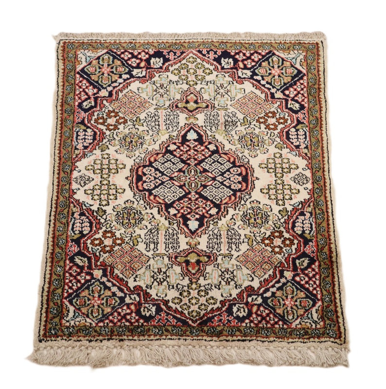 Qom Silk Carpet  78x57