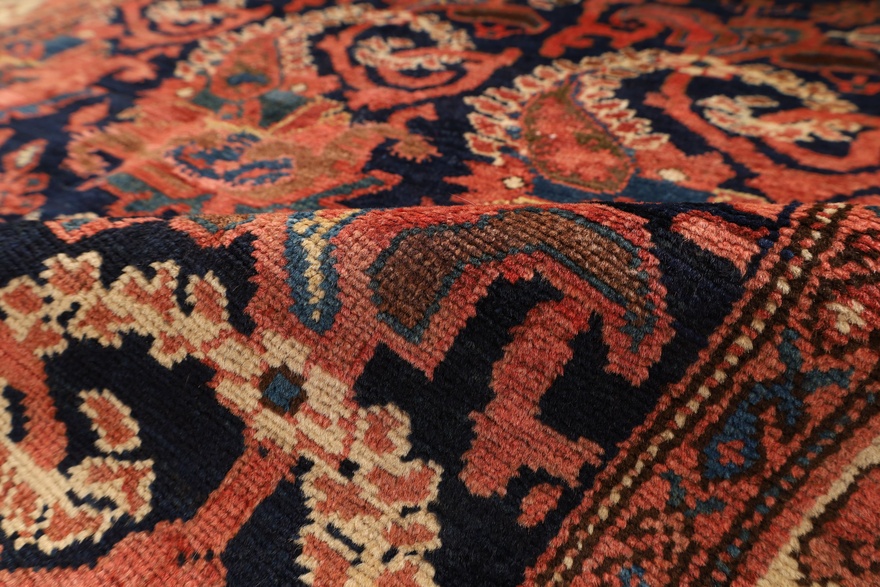 Antique Malayer Carpet 188x130