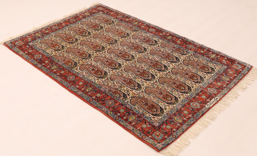 Senneh Yasha oruje Silknkette Carpet  176x117