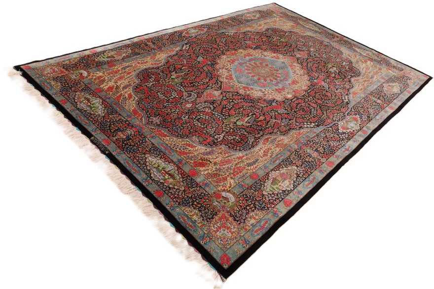 Qom Silk Naderi Carpet  300x200