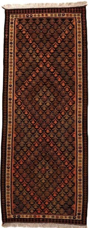 Antique Kilim Fars Carpet  280x110